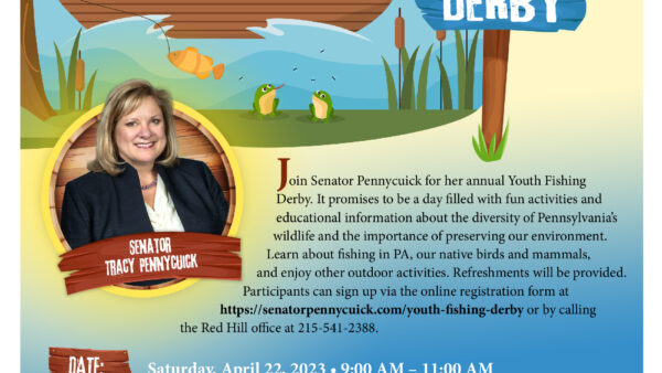 Senator Pennycuick to Host Annual Youth Fishing Derby, Saturday