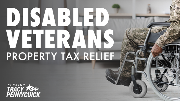 Pennycuick Measure Expanding Disabled Veteran Property Tax Relief Approved by Committee