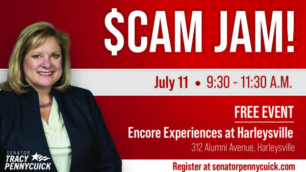 Pennycuick to Host Scam Jam Event on July 11