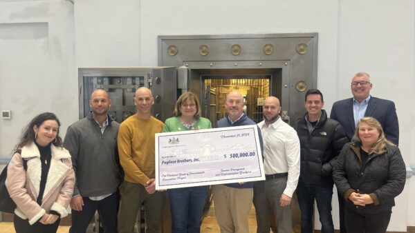 Pennycuick, Bradford Present $500,000 Grant for Renovation of the Old National Bank of Schwenksville