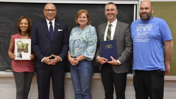 Senator Pennycuick and Auditor General DeFoor Visit North Penn High School to Promote Financial Literacy