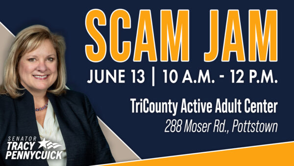 Senator Pennycuick to Host Scam Jam in Pottstown on June 13