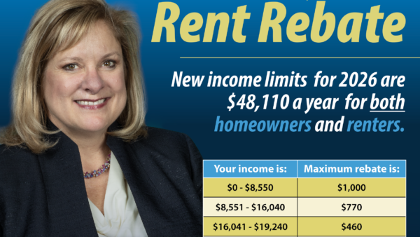 Senator Pennycuick Hosts Outreach Days to Assist Residents with Property Tax/Rent Rebate Applications