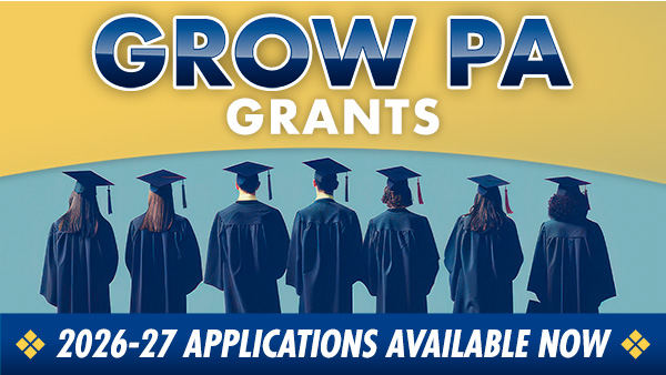 Pennycuick Announces Grow PA Scholarship Grant Program Now Accepting Applications